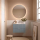 Badezimmermöbel BIBA 800 2 Metallschubladen mit Soft-Close BLUE FOG 798 x 540 x 450 mm