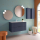 Badezimmermöbel BIBA 1000 2 Metallschubladen mit Soft-Close NIGHT BLUE 989 x 540 x 450 mm