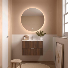 Badezimmermöbel BIBA 800 2 Metallschubladen mit Soft-Close MAYA-NUSSBAUM 798 x 540 x 450 mm