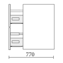 Schrank wandhängend MAM 900 NIGHT BLUE links 2...