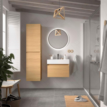 Badezimmermöbel MARA 600 1 Schublade mit Soft-Close EUROPÄISCHE EICHE 598 x 405 x 452 mm