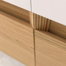 Badezimmermöbel MARA 600 1 Schublade mit Soft-Close EUROPÄISCHE EICHE 598 x 405 x 452 mm