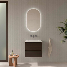 Badezimmermöbel MARA 600 2 Schubladen mit Soft-Close OZEANIEN-EUKALYPTUS 598 x 540 x 452 mm