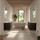 Badezimmermöbel MARA 800 2 Schubladen mit Soft-Close OZEANIEN-EUKALYPTUS 797 x 540 x 452 mm