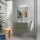 Schrank wandhängend MONTERREY 700 2 Metallauszug mit Softeinzug GREEN FOREST 697 x 540 x 450 mm