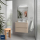 Schrank wandhängend MONTERREY 700 2 Metallauszug mit Softeinzug MACCHIATO 697 x 540 x 450 mm