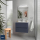 Schrank wandhängend MONTERREY 700 2 Metallauszug mit Softeinzug NIGHT BLUE 697 x 540 x 450 mm
