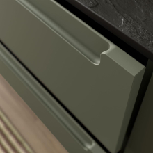 Schrank wandhängend MONTERREY 900 2 Metallauszug mit Softeinzug GREEN FOREST 897 x 540 x 450 mm
