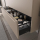 Schrank wandhängend MONTERREY 900 2 Metallauszug mit Softeinzug MACCHIATO 897 x 540 x 450 mm