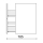 Schrank wandhängend MONTERREY 1000 2 Metallauszug mit Softeinzug GREEN FOREST 997 x 540 x 450 mm