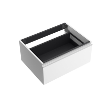 Schrankelement SPIRIT 800 1 Metallschublade WEIß GLÄNZEND 797 x 270 x 450 mm
