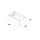 Salgra Schrankelement SPIRIT 1000 1 Metallschublade WEIß GLÄNZEND 997 x 270 x 450 mm