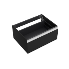 Schrankelement wandhängend SPIRIT 800 1 Metallschublade mit Softeinzug BLACK VELVET 797 x 270 x 450 mm