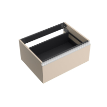 Schrankelement wandhängend SPIRIT 800 1 Metallschublade mit Softeinzug MACCHIATO 797 x 270 x 450 mm