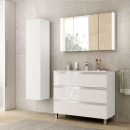 Badezimmerschrank SPIRIT 1000 3 Metallschubladen WHITE...