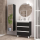 Schrank SPIRIT 700 3 Metallauszug mit Softeinzug BLACK VELVET 697 x 810 x 450 mm