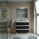 Schrank SPIRIT 900 3 Metallauszug mit Softeinzug BLACK...