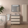 Schrank SPIRIT 800 3 Metallauszug mit Softeinzug MACCHIATO 797 x 810 x 450 mm