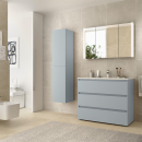 Badezimmerschrank SPIRIT 1000 3 Metallschubladen BLUE FOG...