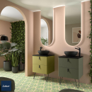 Schrank wandhängend UNIIQ 600 2 Schubladen mit...