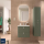 Schrank wandhängend UNIIQ 600 2 Schubladen mit Softeinzug BOSQUE 598 x 540 x 450 mm
