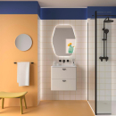 Schrank wandhängend UNIIQ 600 2 Schubladen mit...