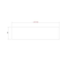 Abstellboard COMPAKT 38 von 1201 bis 1400 mm EICHE HAVANA