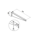 Halter Abstellboard COMPAKT mit Aufsatzbecken (2ud) 415 x...