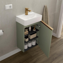 Badezimmermöbel AIDA 440 1 Tür mit Soft-Close GREEN FOREST 440 x 263 x 620 mm