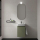 Badezimmermöbel AIDA 440 1 Tür mit Soft-Close GREEN FOREST 440 x 263 x 620 mm