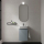 Badezimmermöbel AIDA 440 1 Tür mit Soft-Close BLUE FOG 440 x 263 x 620 mm