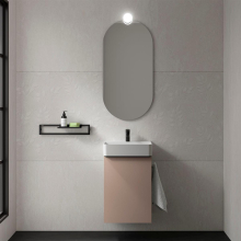 Badezimmermöbel AIDA 440 1 Tür mit Soft-Close MACCHIATO 440 x 263 x 620 mm