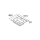 Waschbecken CONSTANZA 610 Ohne Siphon und Klicker-Ablauf GLANZ-WEISS 610 x 20 x 460 mm