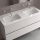 Waschbecken CONSTANZA 1210 Ohne Siphon und Klicker-Ablauf GLANZ-WEISS 1210 x 20 x 460 mm