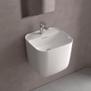 Waschbecken MONOLITH SQUARE GLANZ-WEISS 400 x 420 x 400 mm