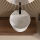 Waschbecken MONOLITH ROUND GLANZ-WEISS Ø 450 x 380 mm