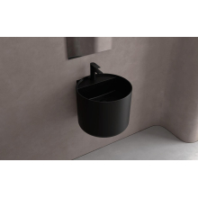 Waschbecken MONOLITH ROUND MATT-SCHWARZ Ø 450 x 380 mm