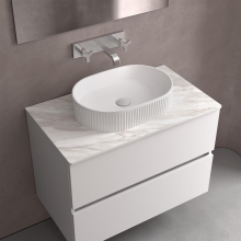 Waschschale VENICE MATT-WEISS 480 x 325 x 110 mm