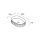 Waschschale VENICE MATT-WEISS 480 x 325 x 110 mm