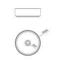 Waschschale KANDY MATT-SCHWARZ 360 x 360 x 120 mm