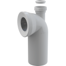 Alcadrain A90-90P40/50A   WC Anschlussbogen 90° mit...