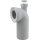 Alcadrain A90-90P40/50A   WC Anschlussbogen 90° mit Konnektor Anschluss DN40/50