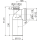 Alcadrain A90-90P40/50A   WC Anschlussbogen 90° mit Konnektor Anschluss DN40/50