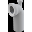 Alcadrain A90-90P40A   WC Anschlussbogen 90° mit...