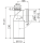 Alcadrain Anschluss für Stand-WC, 90°-Bogen mit DN 50 Anschluss, DN 110, Länge 230 mm, PP, weiß