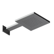 Herzbach LIVING SPA Wand-Regenbrause TWIN FLOW 300x300mm Chrom