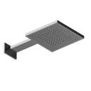 Herzbach LIVING SPA Wand-Regenbrause TWIN FLOW 300x300mm...