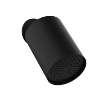 Herzbach LIVING SPA Wand-Regenbrause SPOT 102x136mm Mono Schwarz matt