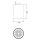 Herzbach LIVING SPA Regenbrause SPOT 102x136mm Mono Chrom