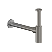 Herzbach LIVING Geruchsverschluss rund Black Steel